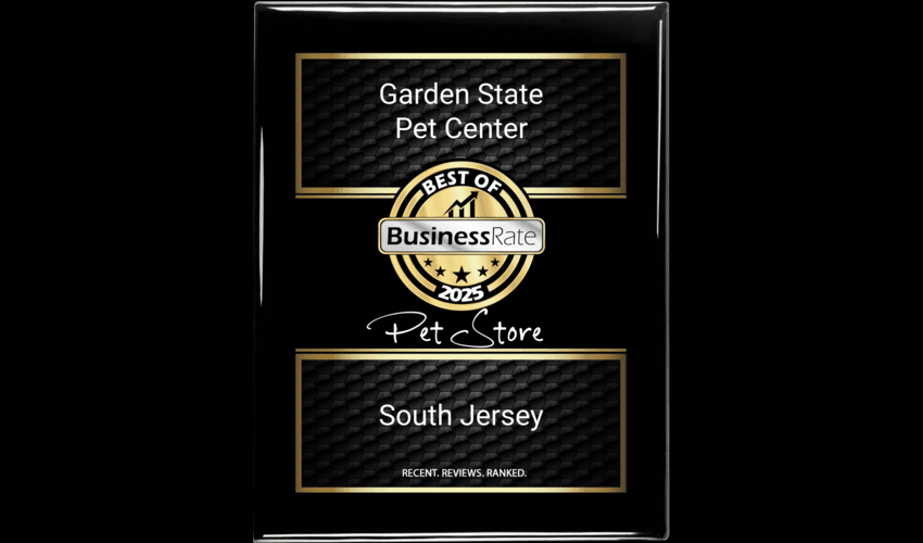 Garden State Pet Center Named “Best Pet Store 2025” by Business Rate