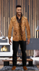 Winter Men's Leather Men's fashion Clothing With Zipper