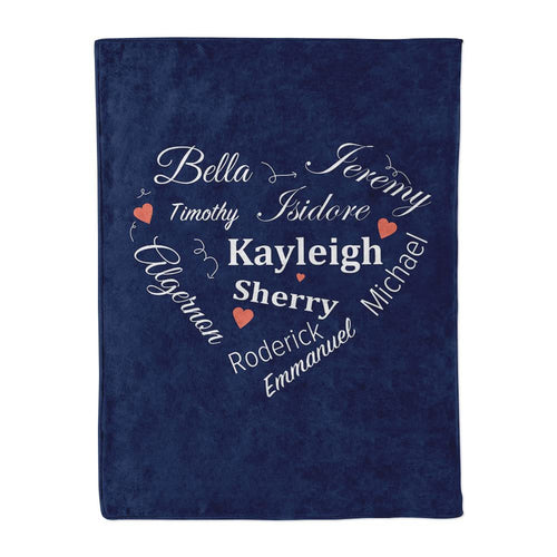 Personalized Name Blanket For Infants And Toddlers