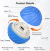 Smart Interactive Dog Toy Ball, Active Rolling Wicked Ball with Automatic Bouncing and Rotating for Puppy/Small Dogs Durable, Chewable, USB Recharger and Fun Gift Toy to Dog 2.2inch