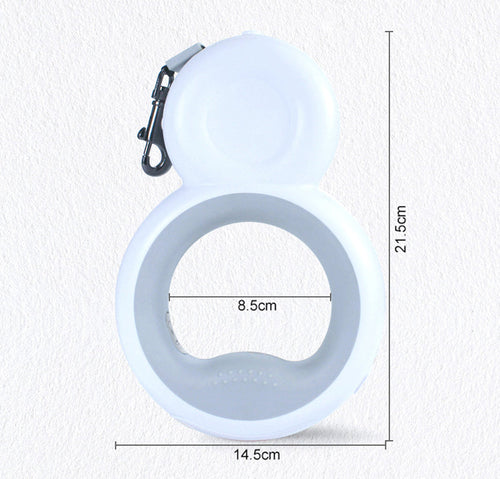 4 in 1 Pet Snowman LED With Night Light Dog Automatic Retractable Leash