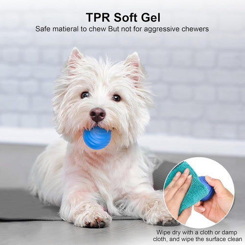 Smart Interactive Dog Toy Ball, Active Rolling Wicked Ball with Automatic Bouncing and Rotating for Puppy/Small Dogs Durable, Chewable, USB Recharger and Fun Gift Toy to Dog 2.2inch