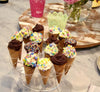 Popcorn Holder Ice-cream Cone Holder Ice Cream Stand 16-hole Acrylic Ice Cream Stand