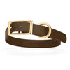 Viper Biothane Waterproof Dog Collar - Brass Hardware - Size L (18 to 22 inches)