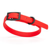 BioThane Waterproof Dog Collar - XS: L 9-12 x W 1/2 - Black OR Brass Hardware
