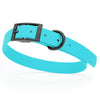 Dogline Biothane Waterproof Dog Collar with Black Hardware - Size M (15 to 18 inches)