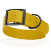 Dogline Biothane Waterproof Dog Collar with Black Hardware -  1.5 Wide, Size XL (20 to 24 inches)