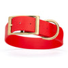 Viper Biothane Waterproof Dog Collar - Brass Hardware - 1.5in Wide, Size XXL (24 to 28 inches)