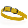Dogline Biothane Waterproof Dog Collar with Black Hardware - Size M (15 to 18 inches)