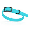BioThane Waterproof Dog Collar - XS: L 12-15 x W 5/8 - Black OR Brass Hardware