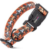 Dogline Biothane Full Color Design Printed Dog Collar with Quick Release Buckle