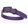 Dogline Biothane Waterproof Dog Collar with Black Hardware - Size XL (22 to 25 inches)