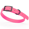 Dogline Biothane Waterproof Dog Collar with Black Hardware - Size S (12 to 15 inches)