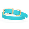 Viper Biothane Waterproof Dog Collar - Brass Hardware - Size L (18 to 22 inches)