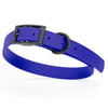 Dogline Biothane Waterproof Dog Collar with Black Hardware - Size M (15 to 18 inches)