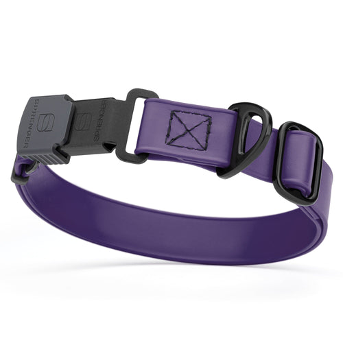 Sprenger BioThane Waterproof Dog Collar with Stainless Steel ClicLock Quick Release Buckle