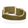Viper Biothane Waterproof Dog Collar - Brass Hardware - 1.5in Wide, Size XXL (24 to 28 inches)