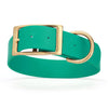 Viper Biothane Waterproof Dog Collar - Brass Hardware - 1.5in Wide, Size XXL (24 to 28 inches)