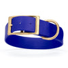 Viper Biothane Waterproof Dog Collar - Brass Hardware - 1.5in Wide, Size L (16 to 20 inches)