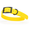 Dogline Biothane Waterproof Dog Collar with Black Hardware - Size L (18 to 22 inches)
