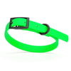 BioThane Waterproof Dog Collar - XS: L 12-15 x W 5/8 - Black OR Brass Hardware