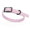 BioThane Waterproof Dog Collar - XS: L 9-12 x W 1/2 - Black OR Brass Hardware
