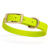 Viper Biothane Waterproof Dog Collar - Brass Hardware - Size S (12 to 15 inches)