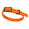 BioThane Waterproof Dog Collar - XS: L 9-12 x W 1/2 - Black OR Brass Hardware