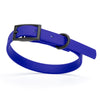BioThane Waterproof Dog Collar - XS: L 12-15 x W 5/8 - Black OR Brass Hardware