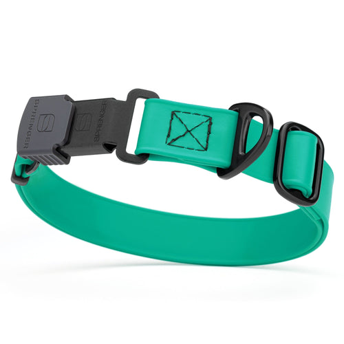 Sprenger BioThane Waterproof Dog Collar with Stainless Steel ClicLock Quick Release Buckle