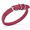 Soft Leather Round Dog Collar