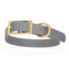 Viper Biothane Waterproof Dog Collar - Brass Hardware - Size L (18 to 22 inches)