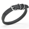 Soft Leather Round Dog Collar