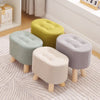 Nordic Solid Wood Household Fabric Bench And Coffee Table Stool