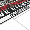 Hands Off Our Rights Yard Sign – Personalized 8647 Anti Trump Protest Sign For Rally And March, Custom Political Activism Yard Sign 682207