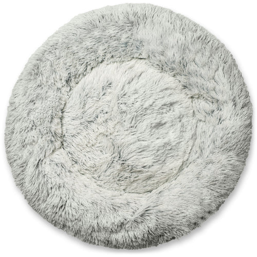Mr. Peanut's 28 OrthoPlush® Pet Bed - Snowflake White Two Tone