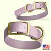 Viper Biothane Waterproof Dog Collar - Brass Hardware - 1.5in Wide, Size XXL (24 to 28 inches)