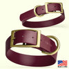 Viper Biothane Waterproof Dog Collar - Brass Hardware - Size S (12 to 15 inches)