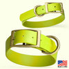 Viper Biothane Waterproof Dog Collar - Brass Hardware - Size L (18 to 22 inches)