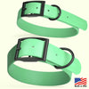 Dogline Biothane Waterproof Dog Collar with Black Hardware -  1.5 Wide, Size L (16 to 20 inches)