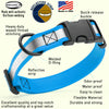 Dogline Biothane Reflective Dog Collar with Quick Release Buckle