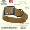Dogline Biothane Waterproof Dog Collar with Black Hardware -  1.5 Wide, Size L (16 to 20 inches)