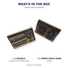 Egg Farm Ink Stamp 2-Pack - FRAGILE and Quail Eggs Stamps for Shipping Boxes and Egg Cartons