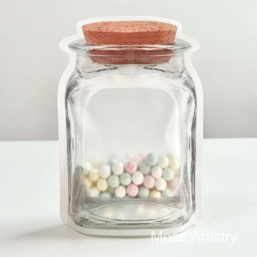 Reusable Airtight Mason Jar Ziplock Bags - Food Storage Solution with Airtight Seal, Washable & Eco-Friendly