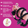 Black Boho Chic Style Dog Leash  - Glow Pups