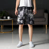 Summer Beach Pants Men's Loose Casual Fifth Pants Ice Silk High Elasticity Quick-drying
