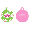 Green Daisy HD Dog ID Tag