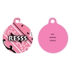 Bandana Pink HD Dog ID Tag
