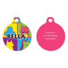 Pop Art Dogs HD Dog ID Tag