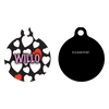 White Hearts HD Dog ID Tag